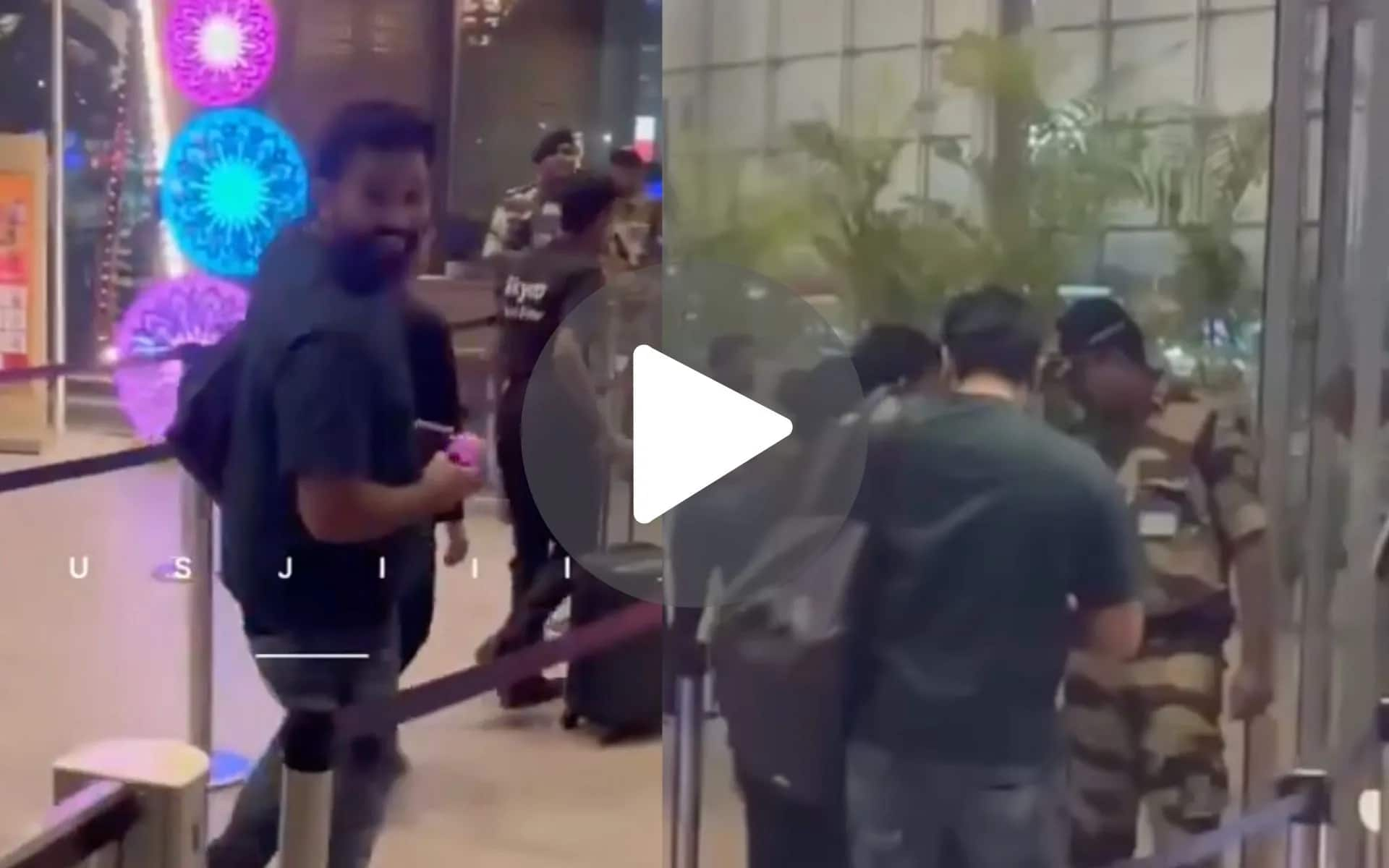 Rohit Sharma Spotted At Mumbai Airport As He Leaves For Australia To Join Indian Team - Watch